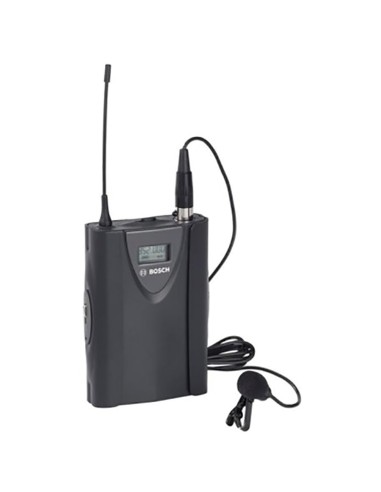Микрофон петличный с радиопередатчиком на пояс BOSCH MW1-LTX-F4