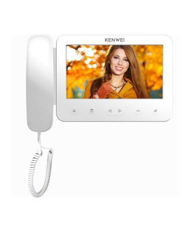 Видеодомофон hands-free Kenwei E705FC-W200 white