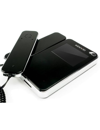 Видеодомофон с трубкой Kenwei E350C black