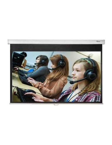 Проекционный экран настенный Optoma DS-9092PMO 203x115 см