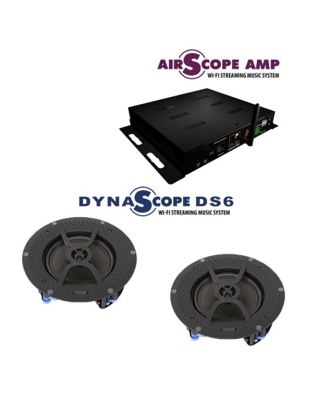Комплект WiFi мультирум с акустикой AirScope AMP-DS6-SET