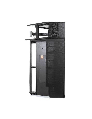 Напольная рупорная акустика Klipsch Heritage Klipschorn Black Ash side