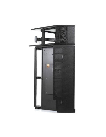 Напольная рупорная акустика Klipsch Heritage Klipschorn Black Ash side