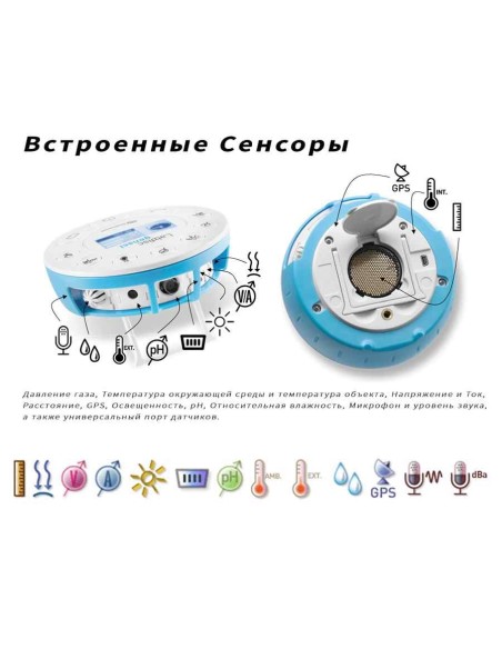 Мобильная лаборатория LabDisc Gensci встроенные сенсоры