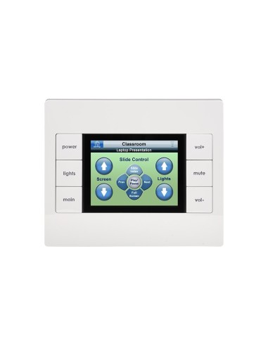 Настенная панель управления URC KP-4000 меню классной комнаты
