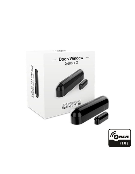 Датчик открытия двери/окна и температуры Fibaro FGDW-002 черный