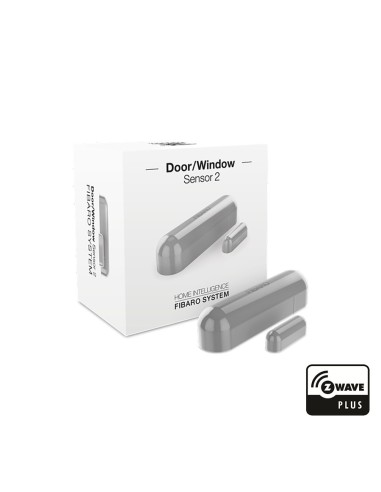 Датчик открытия двери/окна и температуры Fibaro FGDW-002 серый