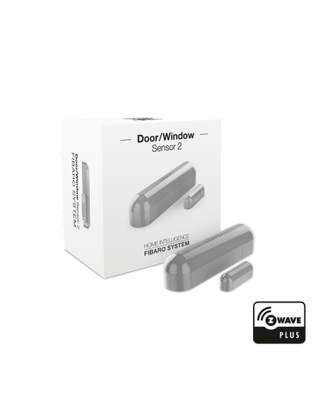 Датчик открытия двери/окна и температуры Fibaro FGDW-002 серый