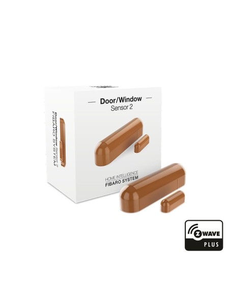 Датчик открытия двери/окна и температуры Fibaro FGDW-002 светло-коричневый
