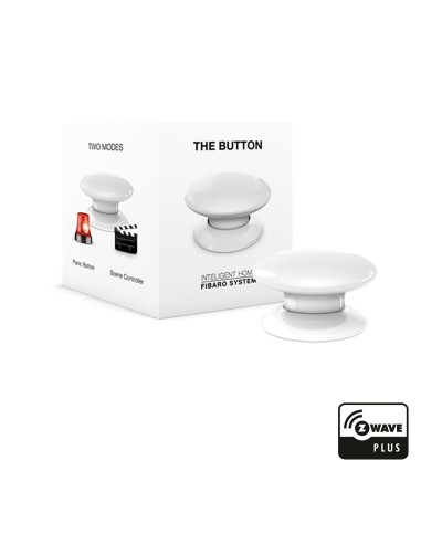 Кнопка Fibaro The Button FGPB-101 white упаковка