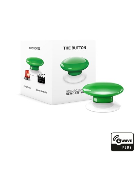 Кнопка Fibaro The Button FGPB-101 gteen упаковка