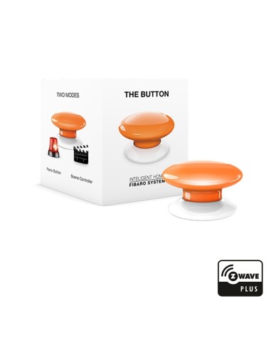 Кнопка Fibaro The Button FGPB-101 orange упаковка