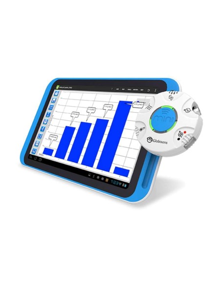 Планшет GlobiMate с установленным LabDisc Mini