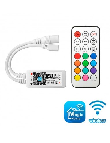 WiFi SMART контроллер RGB LED лент с пультом Д/У RF24 Lednet LN-LC04