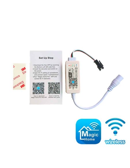 Комплект WiFi контроллера Pixel LED лент 5V DC Lednet LN-LC10