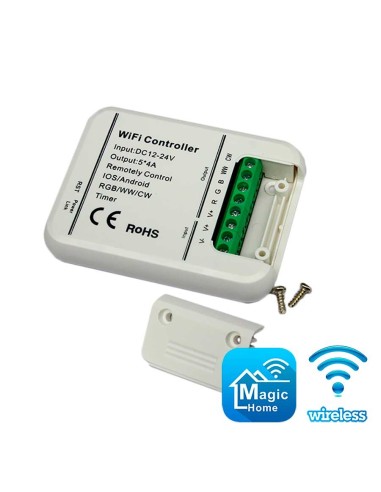 Подключение к WiFi контроллеру RGBWC и CCT LED лент Lednet LN-LC12