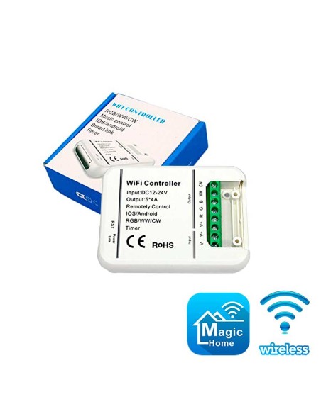 Комплект WiFi контроллера RGBWC и CCT LED лент Lednet LN-LC12