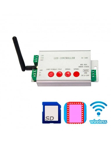 WiFi SD card SPI контроллер Pixel LED лент и матриц H806SB