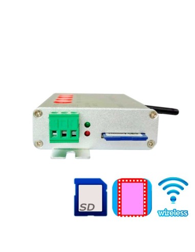 Слот SD card WiFi SPI контроллер Pixel LED лент и матриц H806SB