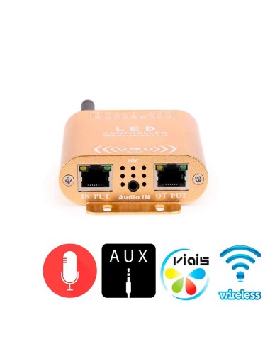 Вход/Выход каскадного включения WiFi Music SPI контроллера VSS-02-2K