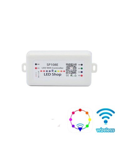 SP108E WiFi SPI контроллер пиксельных LED лент и модулей