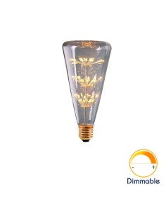 Светодиодная декор лампа Triangle Bottle Firework E27 3W 2200K