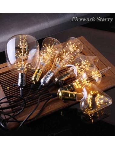 Модели светодиодных декоративных ламп Firework Starry E27 3W 2200K