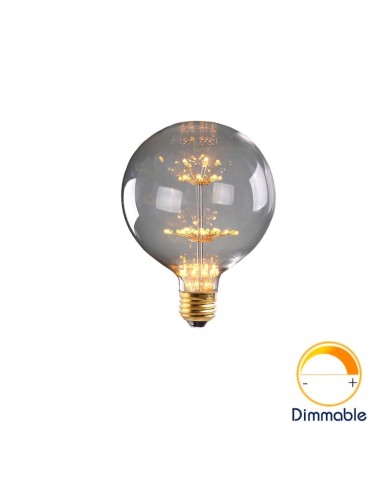 Светодиодная декоративная лампа G125 Firework E27 3W 2200K