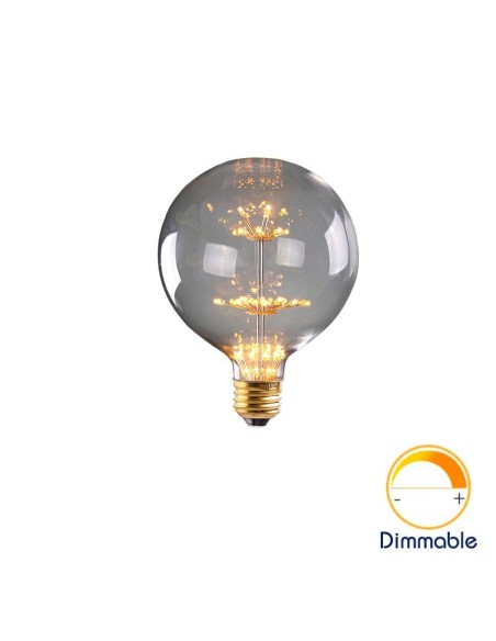 Светодиодная декоративная лампа G125 Firework E27 3W 2200K