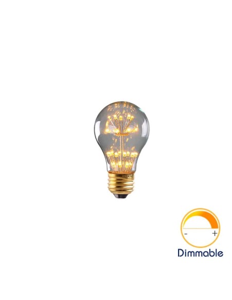 Светодиодная декоративная лампа A19 Firework E27 3W 2200K