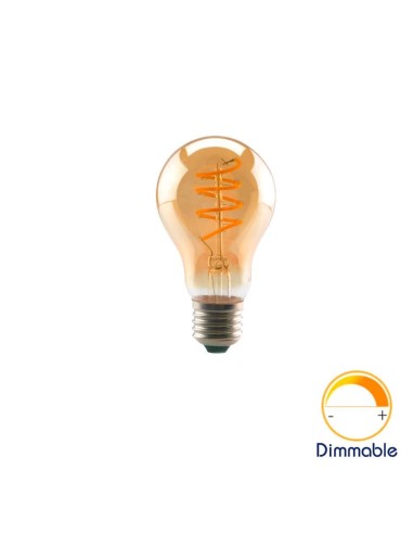 Светодиодная филаментная лампа A60 Vintage E27 4W 2200K