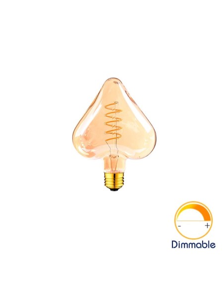 Светодиодная филаментная лампа HEART Vintage E27 3W 2200K