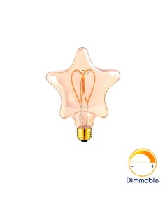 Светодиодная филаментная лампа STAR Vintage E27 3W 2200K