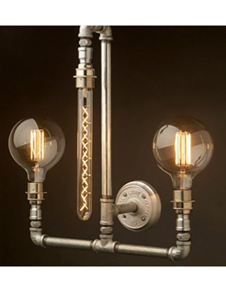 Пример свечения светодиодной филаментной лампы T30 Retro E27 6W 2200K