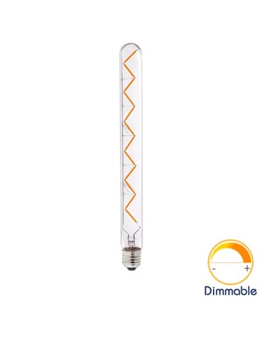 Светодиодная филаментная лампа T30 Retro E27 6W 2200K