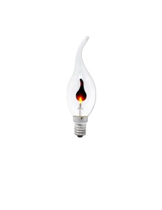 Светодиодная лампа мерцающая свеча C35L Flicker Candle E14 3W