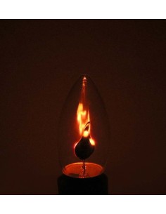 Светодиодная лампа мерцающий огонь C35 Flicker Fire E27 3W 2