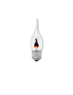Светодиодная лампа мерцающая свеча C35L Flicker Candle E27 3W