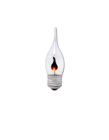 Светодиодная лампа мерцающая свеча C35L Flicker Candle E27 3W