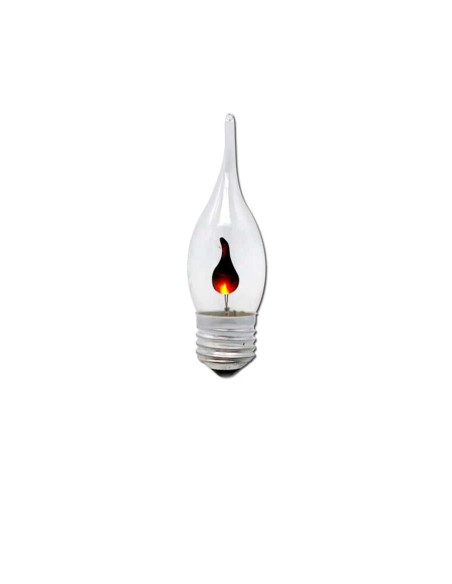 Светодиодная лампа мерцающая свеча C35L Flicker Candle E27 3W