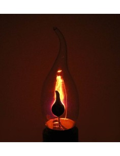 Светодиодная лампа мерцающая свеча C35L Flicker Candle E27 3W 2