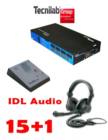 Аппаратный лингафонный класс Tecnilab IDL Audio 15+1