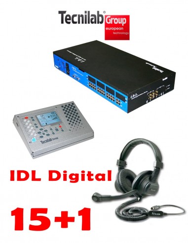 Аппаратный лингафонный кабинет Tecnilab IDL Digital 15+1