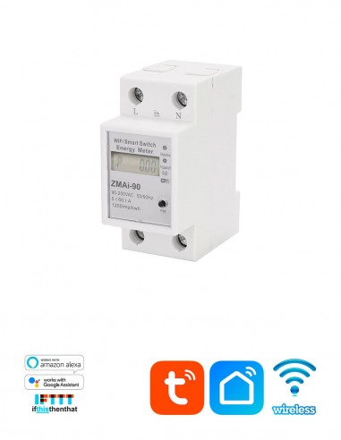 WiFi выключатель счетчик электроэнергии Tuya Smart Energy Meter