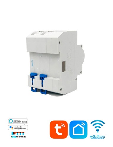 Автоматический WiFi выключатель Tuya Smart Circuit Breaker на DIN-рейку