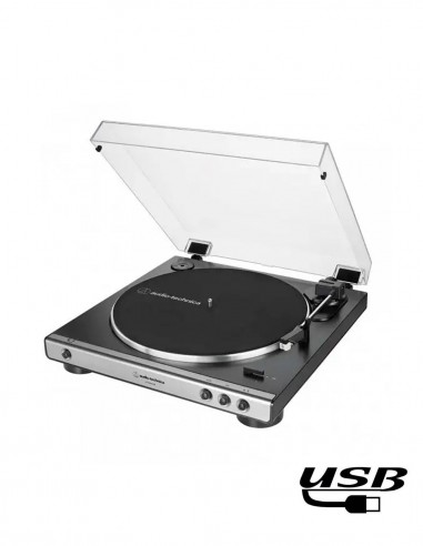 Проигрыватель виниловых дисков с USB Audio-Technica AT-LP60XUSB Gun Metal