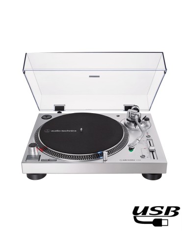 Проигрыватель виниловых дисков с USB Audio-Technica AT-LP120XUSB Silver