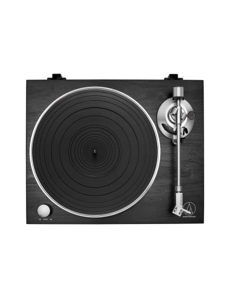 Проигрыватель виниловых дисков Audio-Technica AT-LPW30 Черное дерево сверху