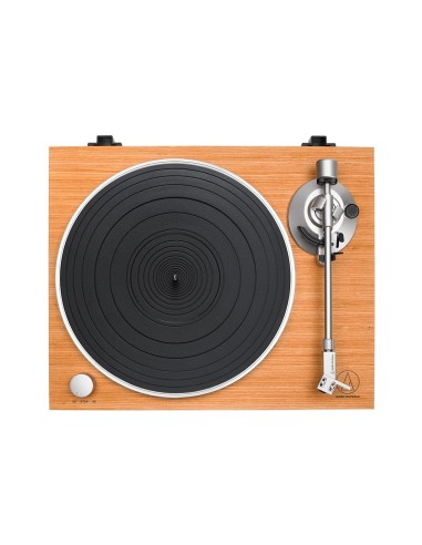 Проигрыватель виниловых дисков Audio-Technica AT-LPW30 Тиковое дерево сверху