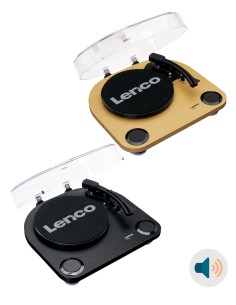 Проигрыватель виниловых дисков с встроенной акустикой Lenco LS-40